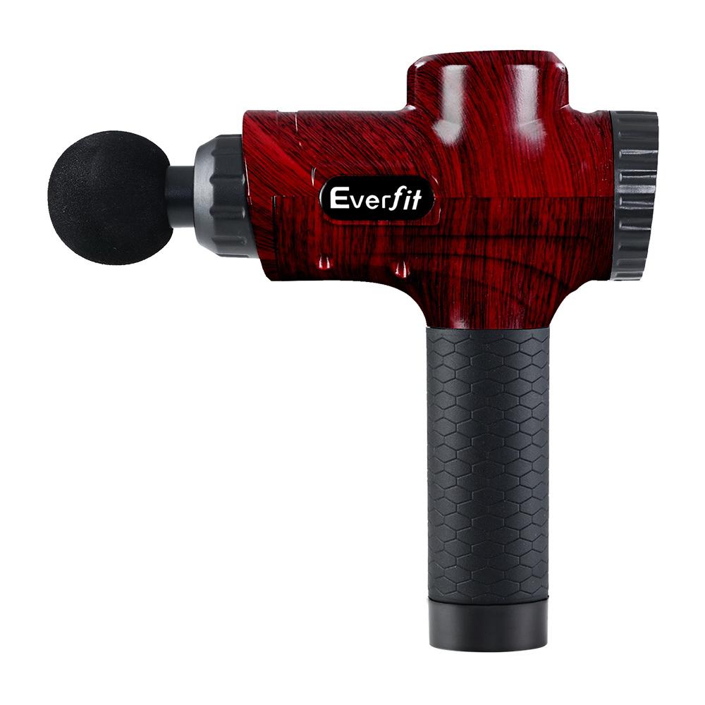 Everfit Massage Gun 30 Speed 6 Heads Vibration Muscle Massager