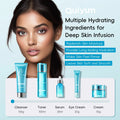 QUIYUM 8X H₂O AquaVitalize Skincare Set 5PCS Deep Hydration Kit Wrinkle Smoothing Tightening Treatment Gift Set