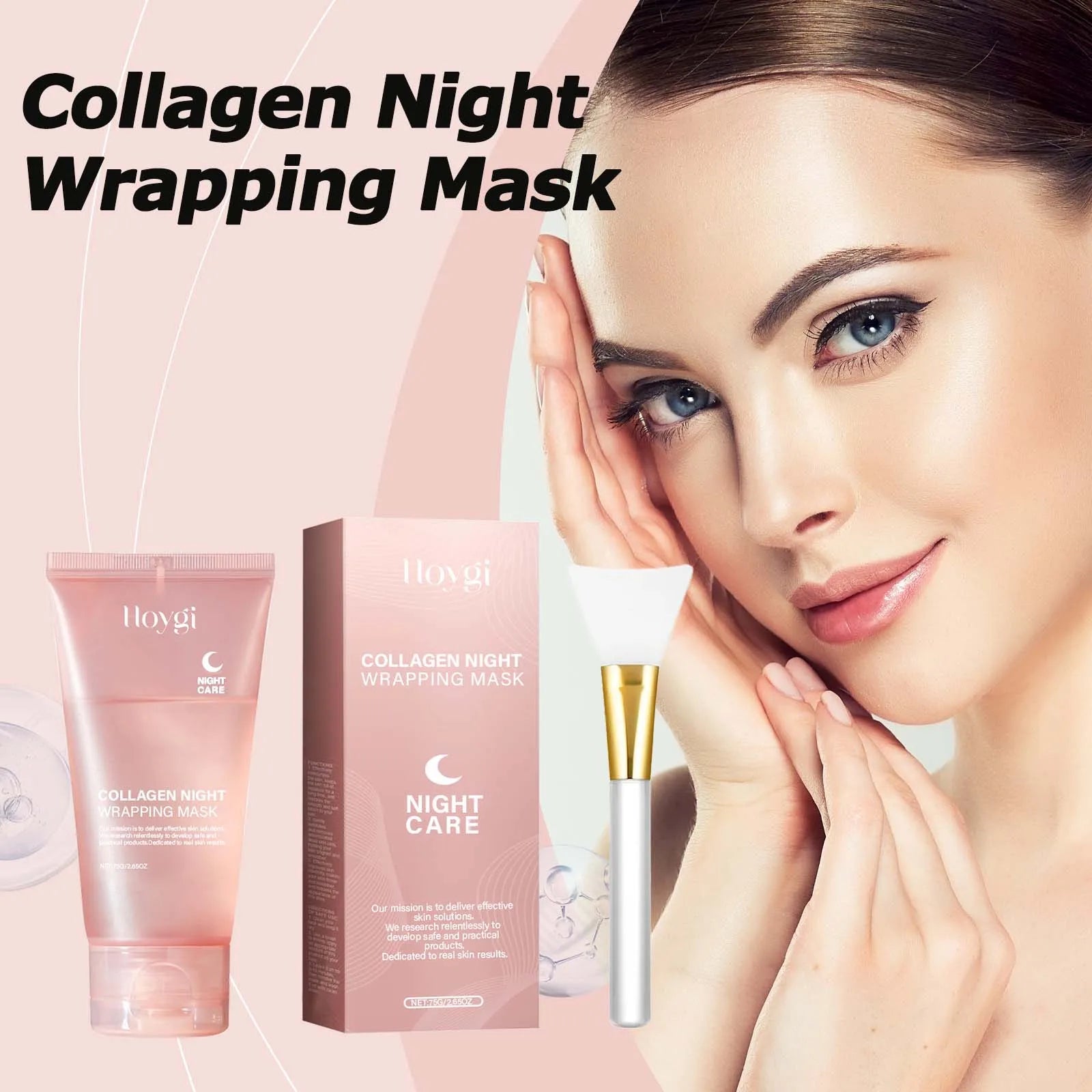 GlowWrap™ Collagen Night Mask 🌙✨ Wake Up Radiant