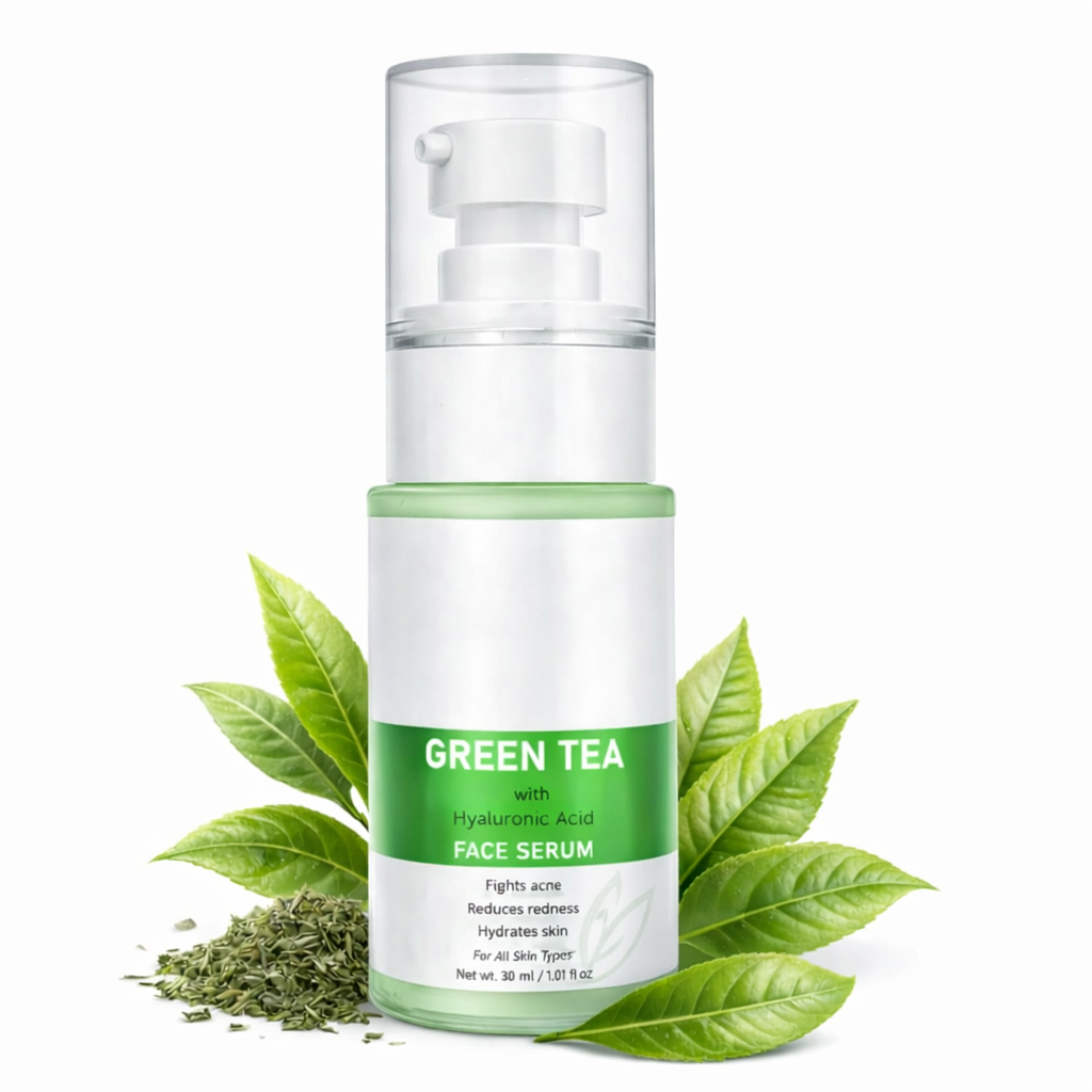 Green Tea Face Serum with Hyaluronic Acid 30ml
