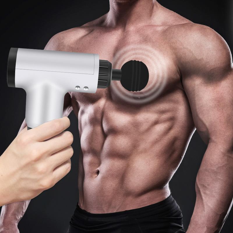 Stock Massage Gun Muscle Relaxation Massager Vibration Fascial Gun